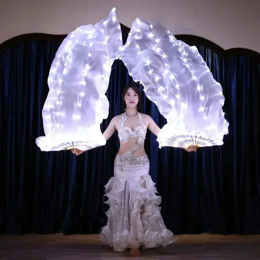 Led Silk Belly Dance Fan Veil Ultra Bright LEDs -  ToylandEU™