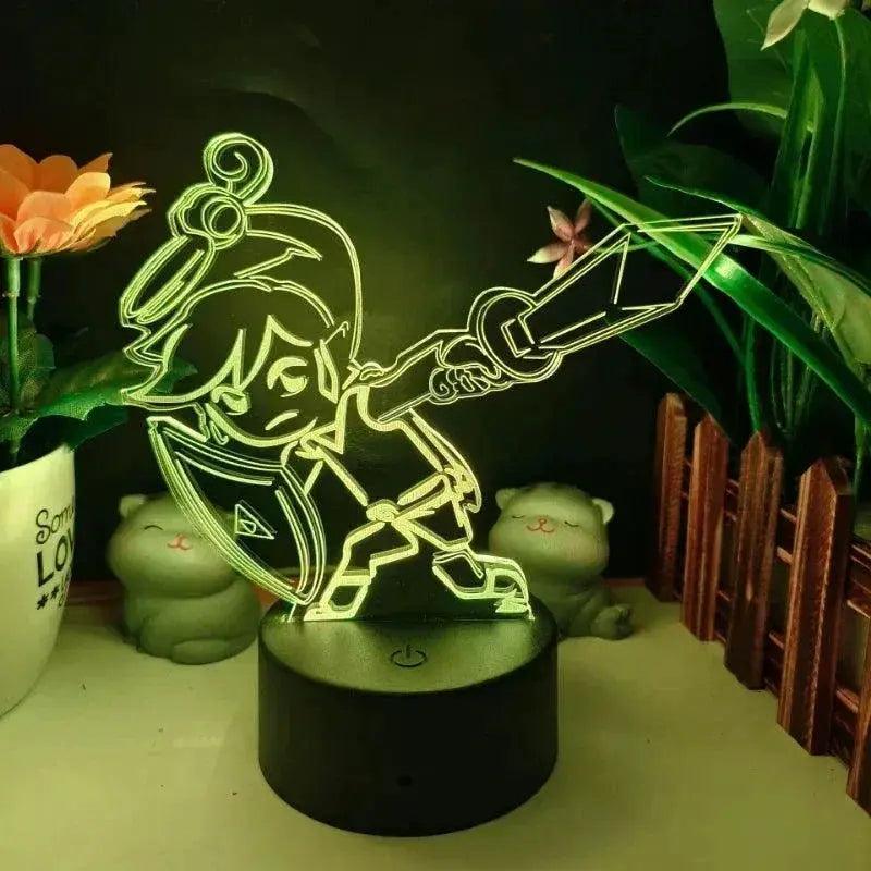  Legend Of Zelda 3D LED Night Light Anime Inspired Lamp -  ToylandEU™