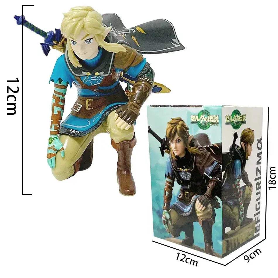 Legend Of Zelda Link Figure With Treasure Box Collectible 12cm - ToylandEU