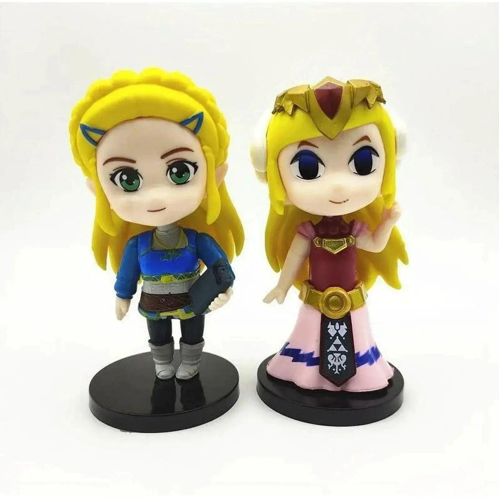  Legend of Zelda 6 Pcs Set Figure, Princess Zelda and Link Gaming Figurine 4 in -  ToylandEU™