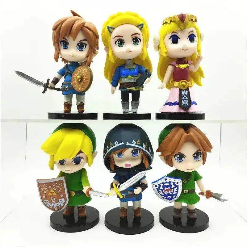 Legend Of Zelda 6 Pack Figures Collectible With Link - ToylandEU