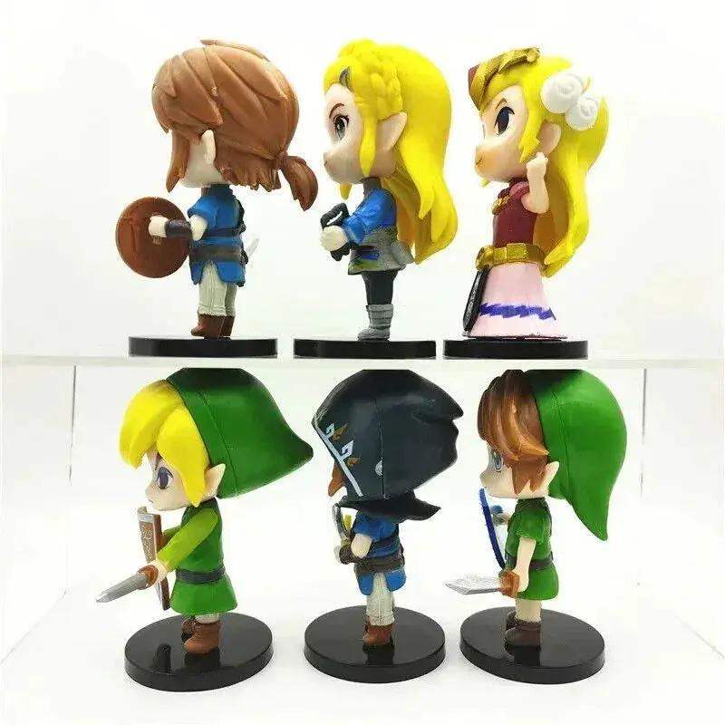 Legend Of Zelda 6 Pack Figures Collectible With Link - ToylandEU
