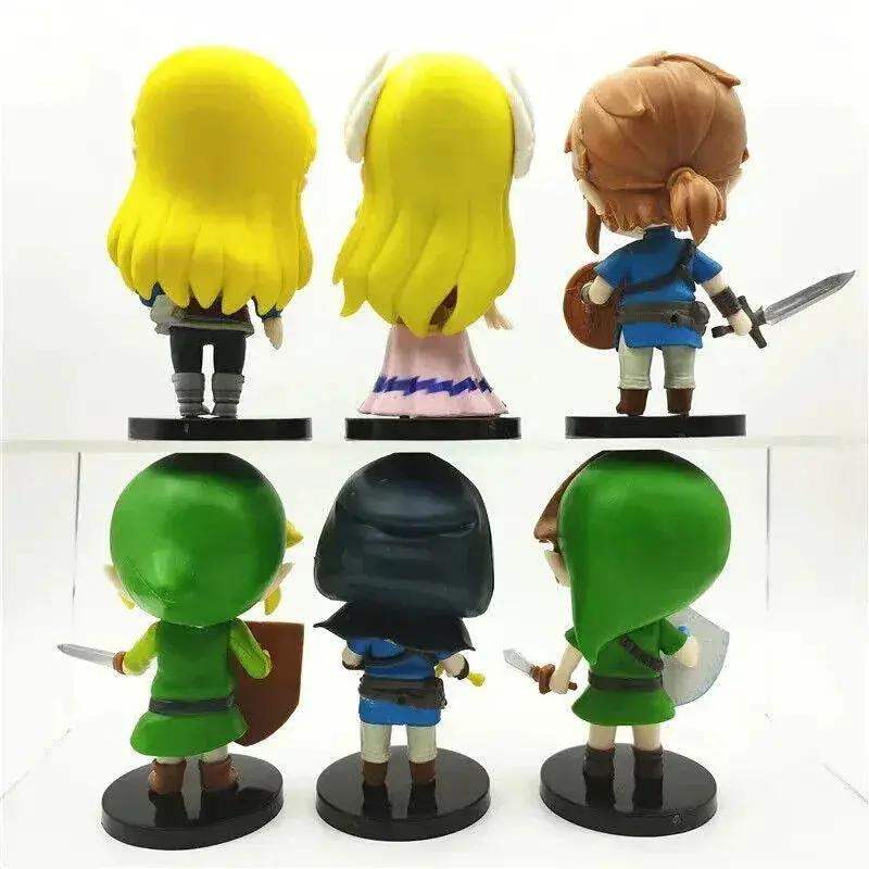 Legend Of Zelda 6 Pack Figures Collectible With Link - ToylandEU