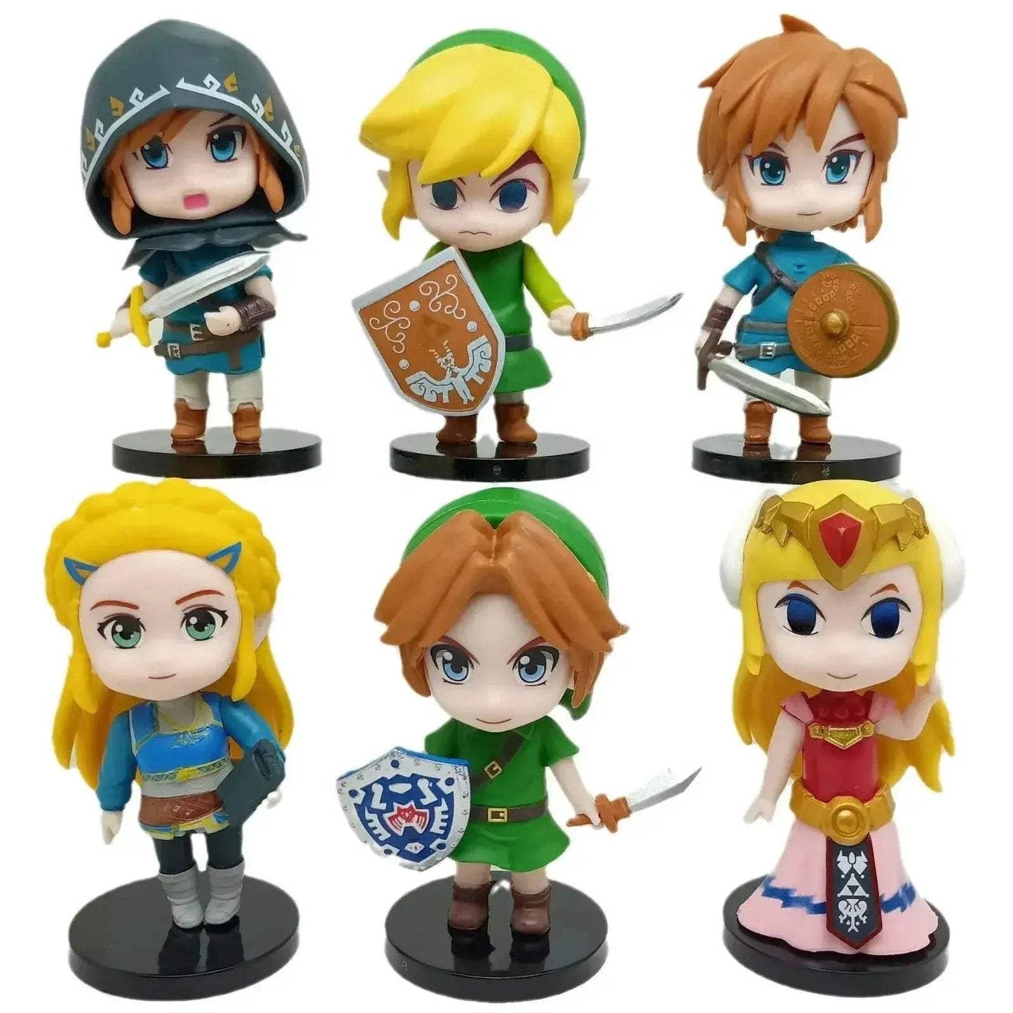Legend Of Zelda 6 Pack Figures Collectible With Link - ToylandEU