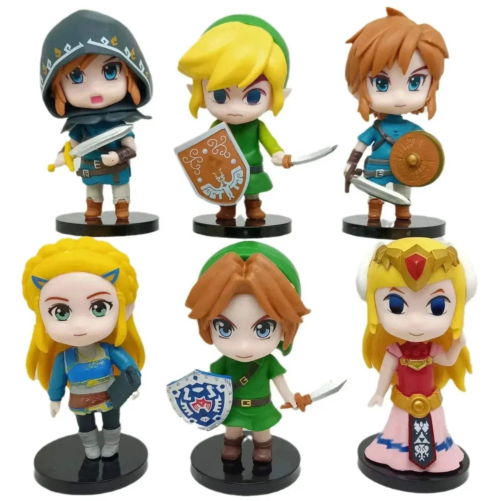 Legend Of Zelda 6 Pack Figures Collectible With Link - ToylandEU