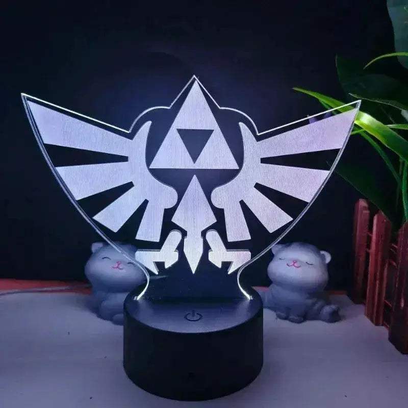 Legend of Zelda Night Lights Anime 3D Led Lamp Link Tears Of The Kingdom Lighting Bedroom Decoration - ToylandEU