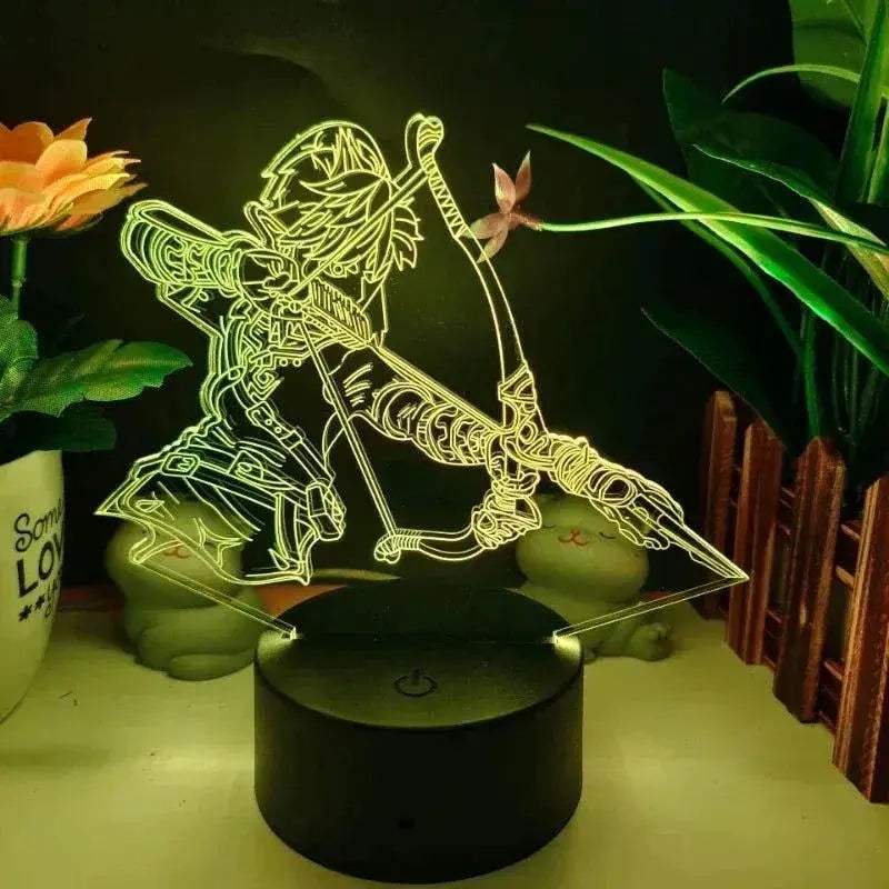 Legend of Zelda Night Lights Anime 3D Led Lamp Link Tears Of The Kingdom Lighting Bedroom Decoration - ToylandEU