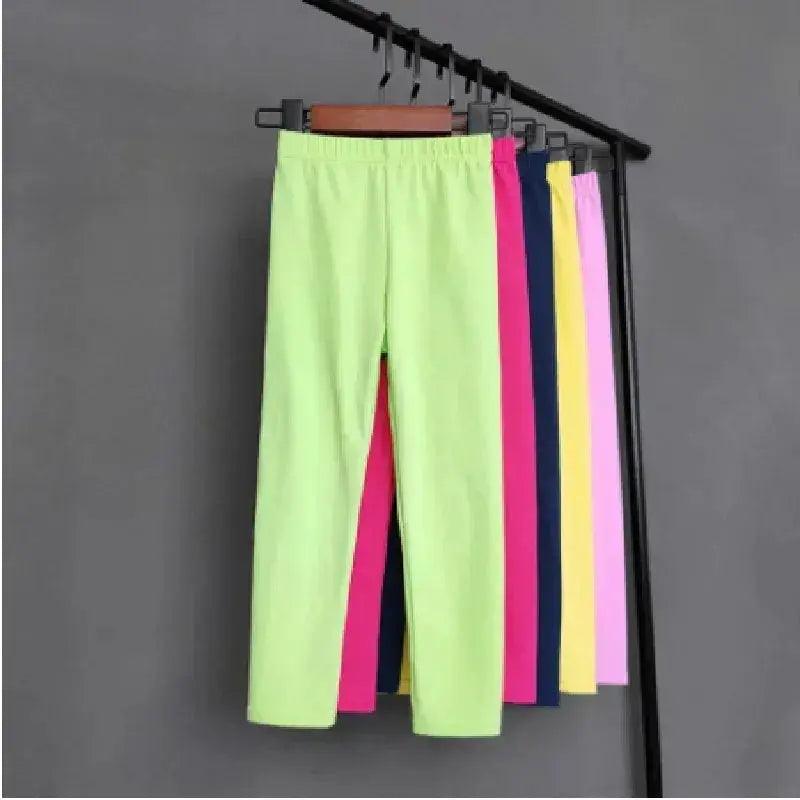  Cotton Soft Baby Girls Leggings Elastic Waist Comfort -  ToylandEU™