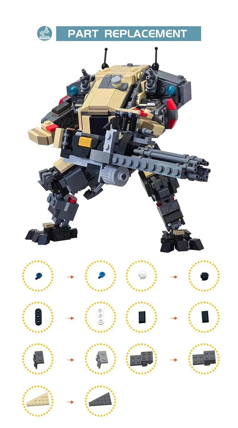 Legion Game Battle Robot Model Lon-class Scorched Earth Titan Mech Warrior Building Blocks MOC Toys for Kids - ToylandEU
