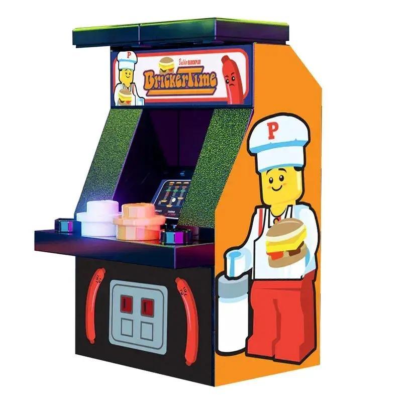  Lego Bricker Time Arcade Machine Custom Decals Minifigs -  ToylandEU™