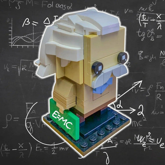  Lego Building Set Albert Einstein Edition Chalkboard -  ToylandEU™
