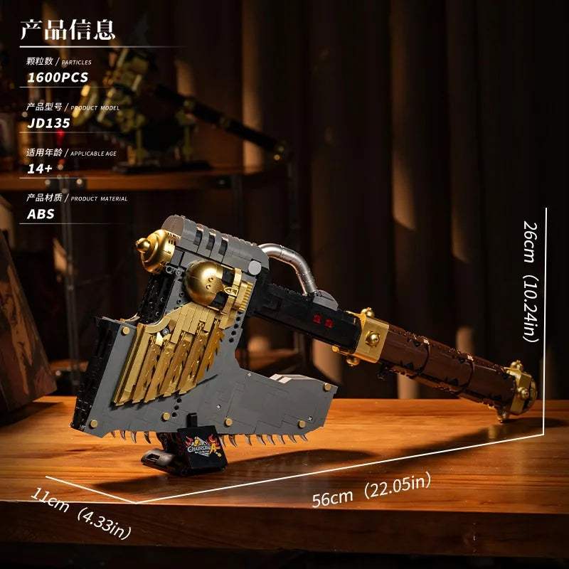 Lego Compatible 1600 Pcs Electric Chainsaw Axe Building Blocks - ToylandEU