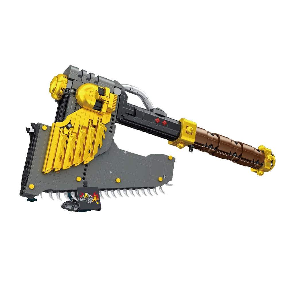 Lego Compatible 1600 Pcs Electric Chainsaw Axe Building Blocks - ToylandEU