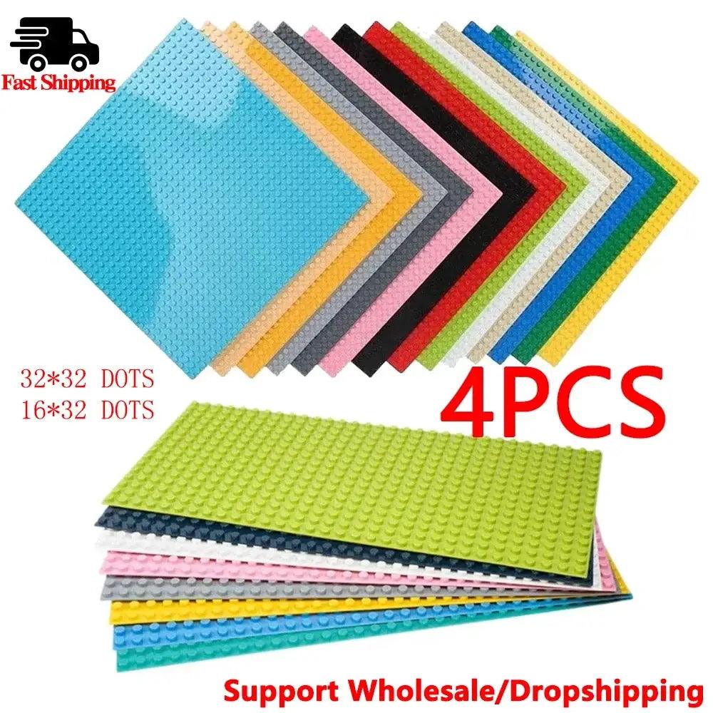  Lego Compatible 32x32 Baseplates 4 Pack Great Value -  ToylandEU™