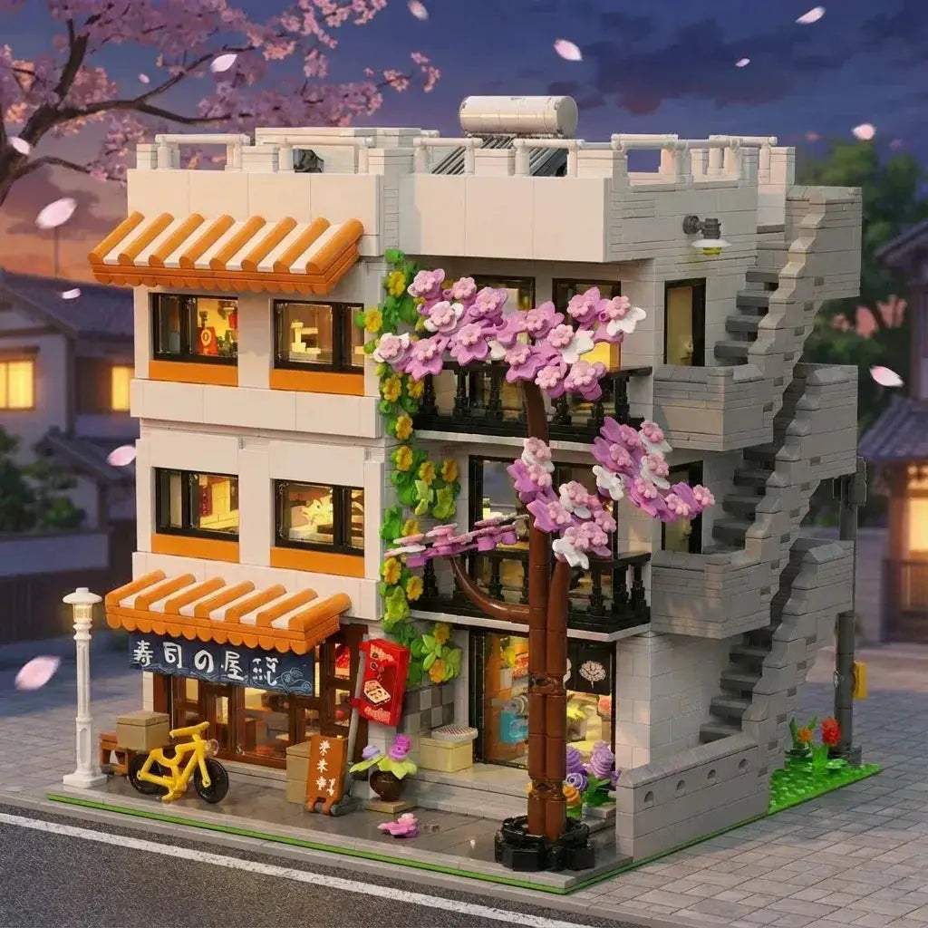 Lego Compatible Architecture Building Block Set With Lighting - ToylandEU