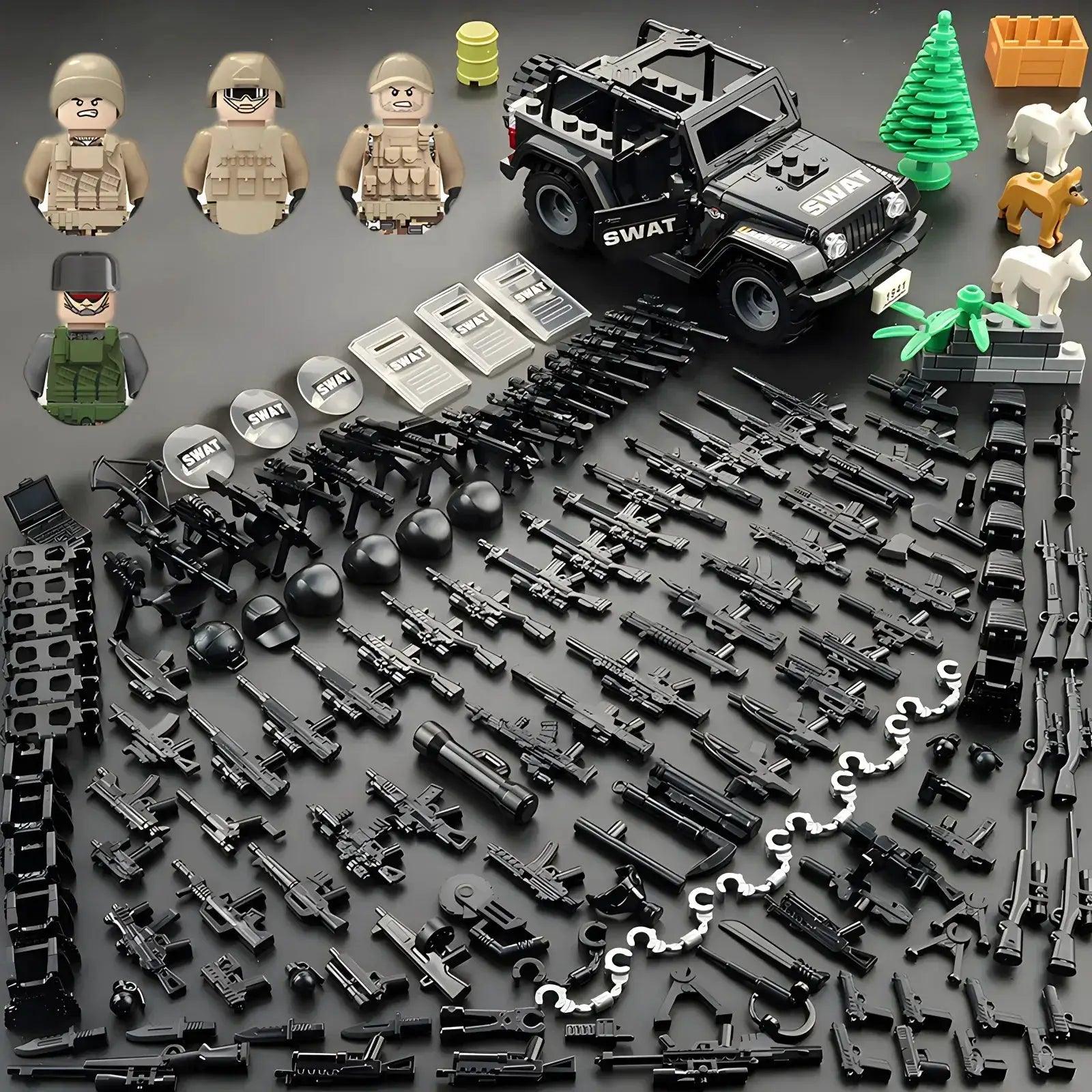  Lego Compatible Army Vehicle Set for Boys CE Certified -  ToylandEU™