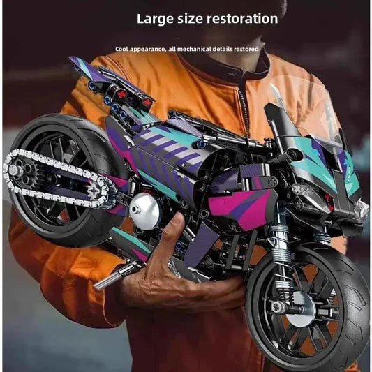  Lego Compatible BMW Motorcycle Colorful Building Kit -  ToylandEU™
