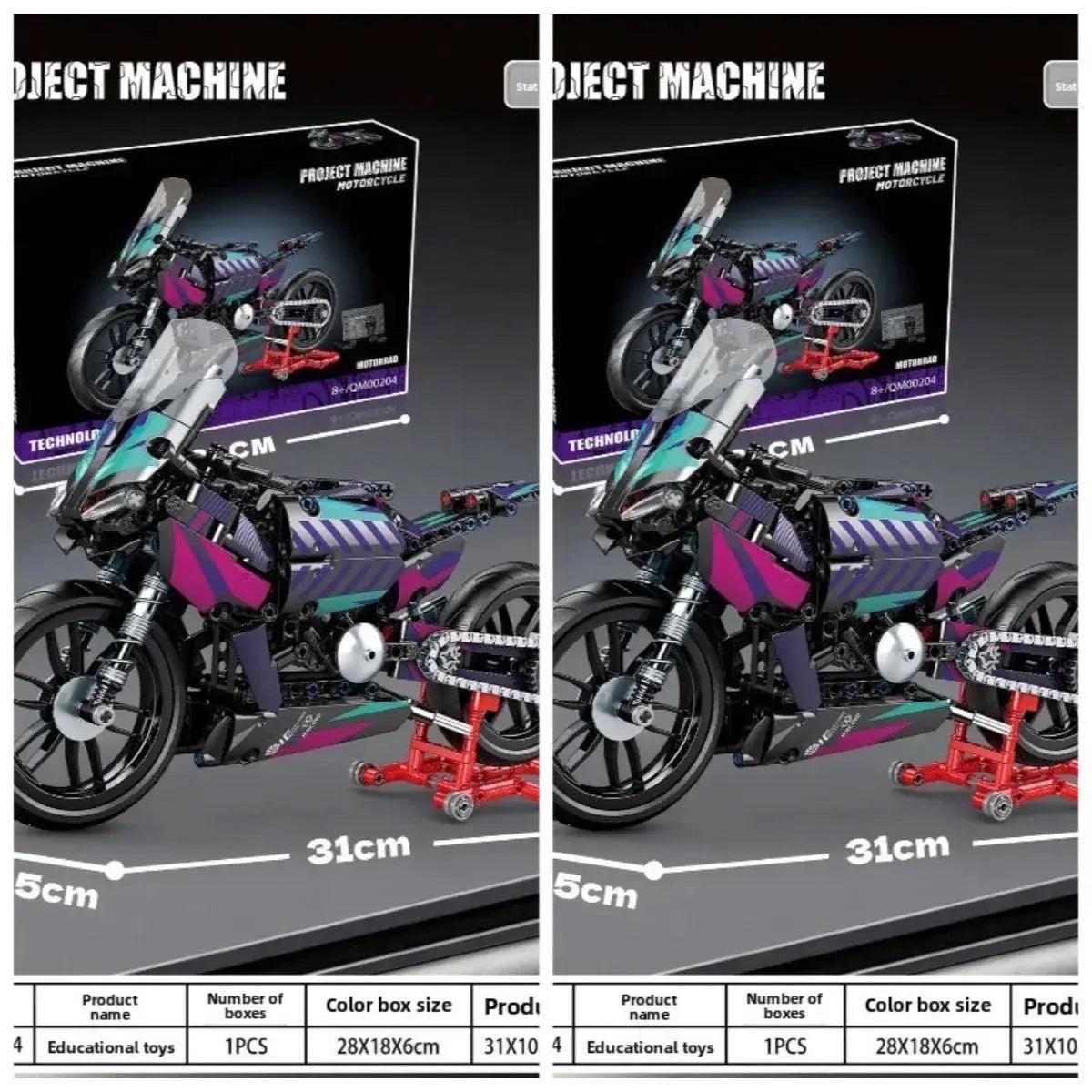  Lego Compatible BMW Motorcycle Colorful Building Kit -  ToylandEU™