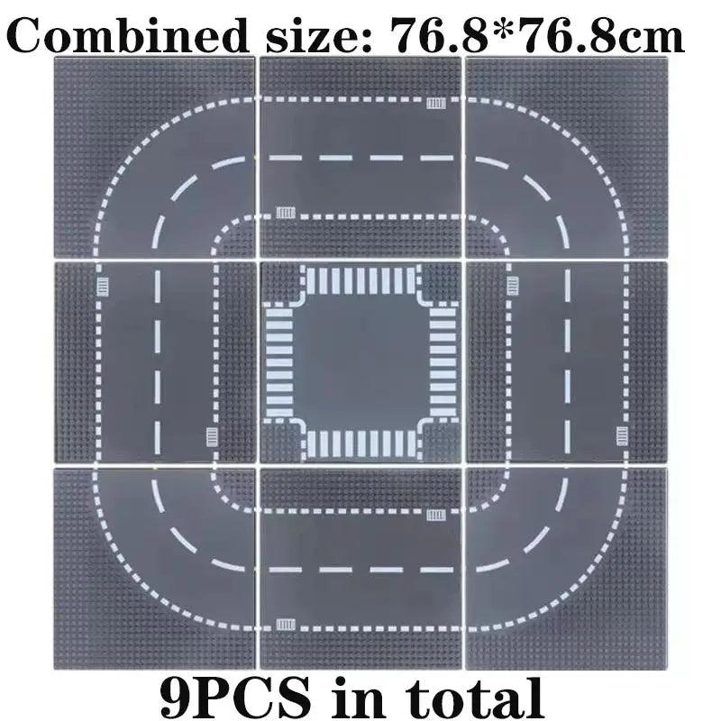  Lego Compatible Base Plate City Street View Blocks Premium -  ToylandEU™