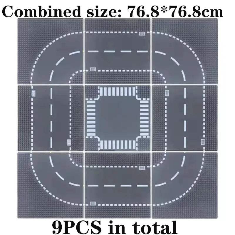  Lego Compatible Base Plate City Street View Blocks Premium -  ToylandEU™