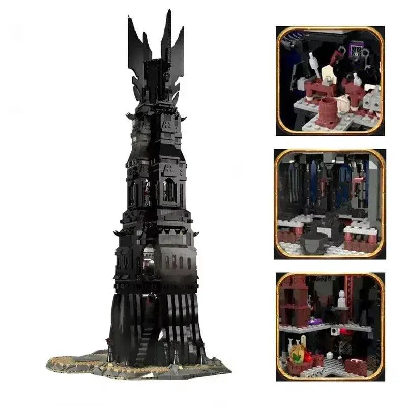  Lego Compatible Black Tower Build Kit Deluxe -  ToylandEU™