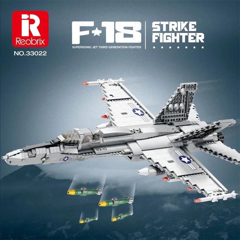 Lego Compatible Blocks | Bumblebee F18 Jet | Toylandeu™
