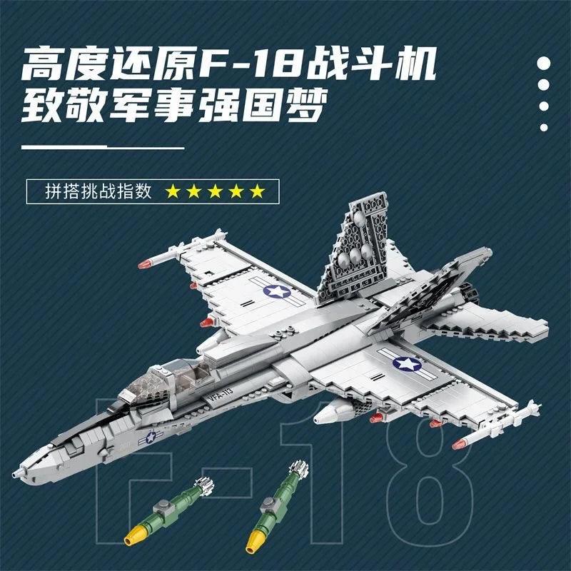 Lego Compatible Blocks | Bumblebee F18 Jet | Toylandeu™
