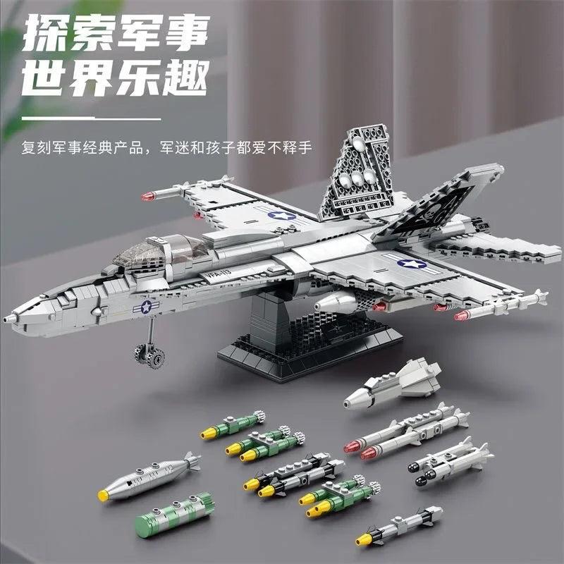 Lego Compatible Blocks | Bumblebee F18 Jet | Toylandeu™