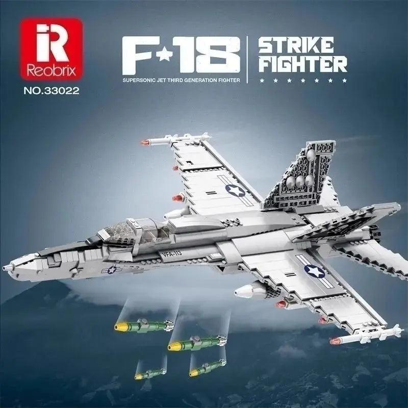 Lego Compatible Blocks | Bumblebee F18 Jet | Toylandeu™