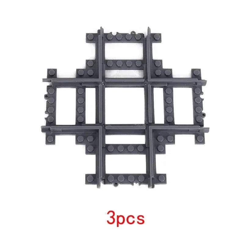  Lego Compatible Blocks Durable Train Tracks Crossing -  ToylandEU™