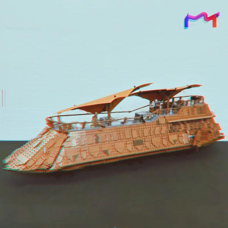 Lego Compatible Blocks | Jabba Sail Barge | Toylandeu™
