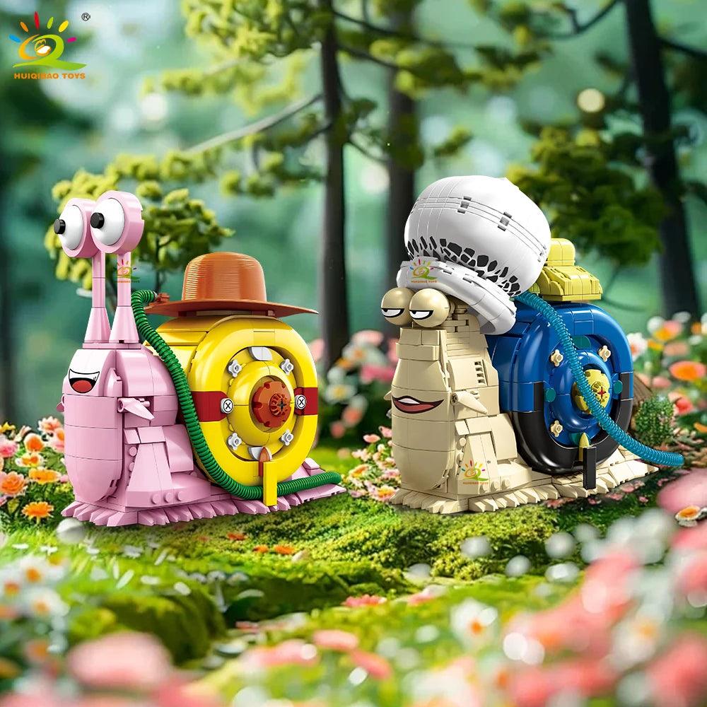  Lego Compatible Blocks | Snail Model | Toylandeu™ 