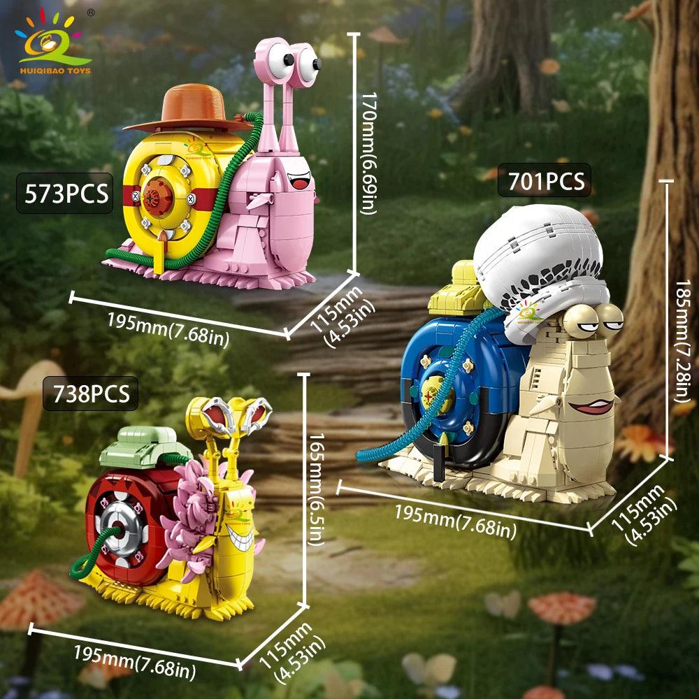  Lego Compatible Blocks | Snail Model | Toylandeu™ 