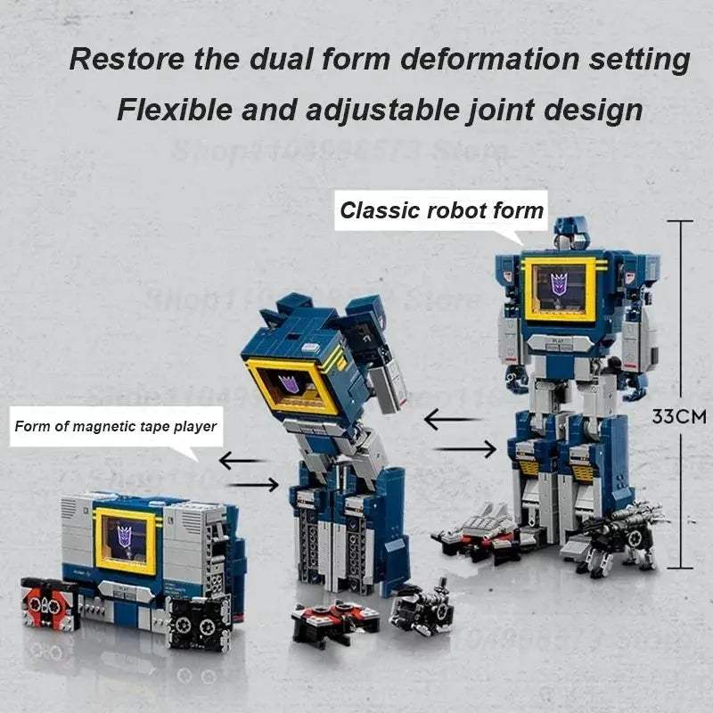 Lego Compatible Blue Robot Building Blocks Collectors Edition - ToylandEU