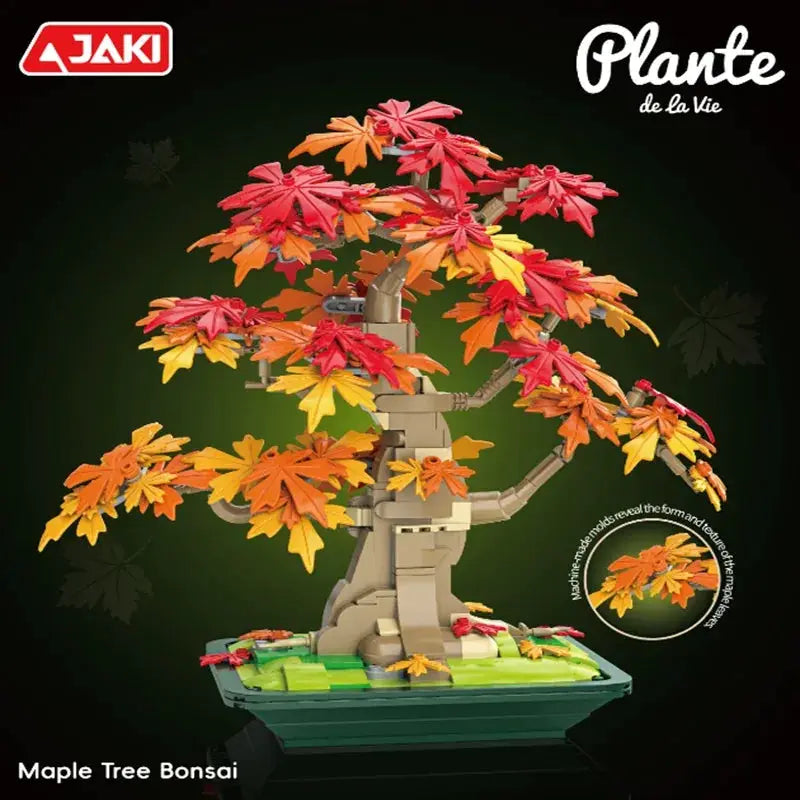 Lego Compatible Bonsai Maple Tree Kit For Home Decor - ToylandEU