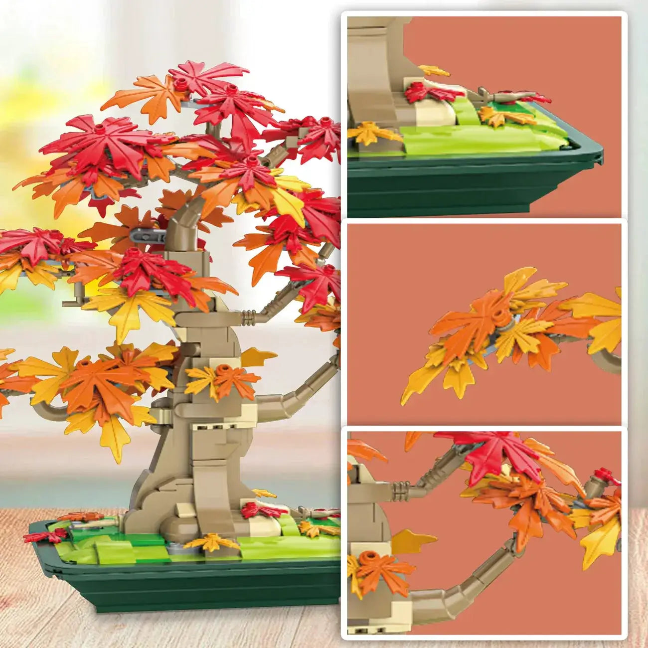 Lego Compatible Bonsai Maple Tree Kit For Home Decor - ToylandEU