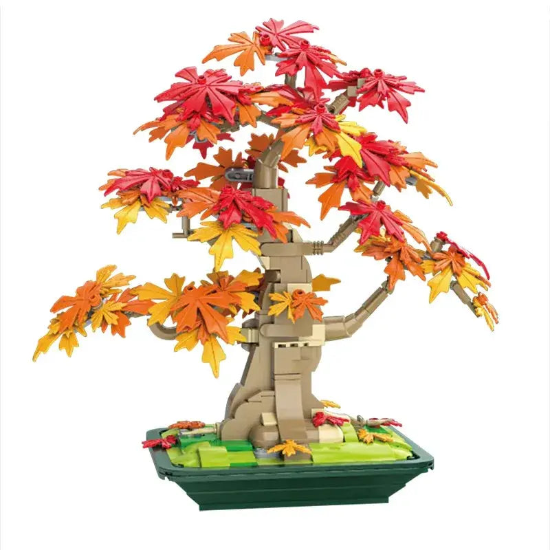 Lego Compatible Bonsai Maple Tree Kit For Home Decor - ToylandEU
