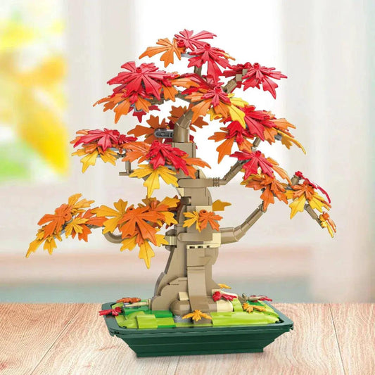  Lego Compatible Bonsai Maple Tree Kit Home Decor Kid Safe -  ToylandEU™