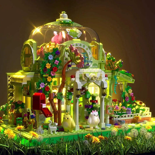 Lego Compatible Botanical Garden Building Blocks Set Cute Bear - ToylandEU