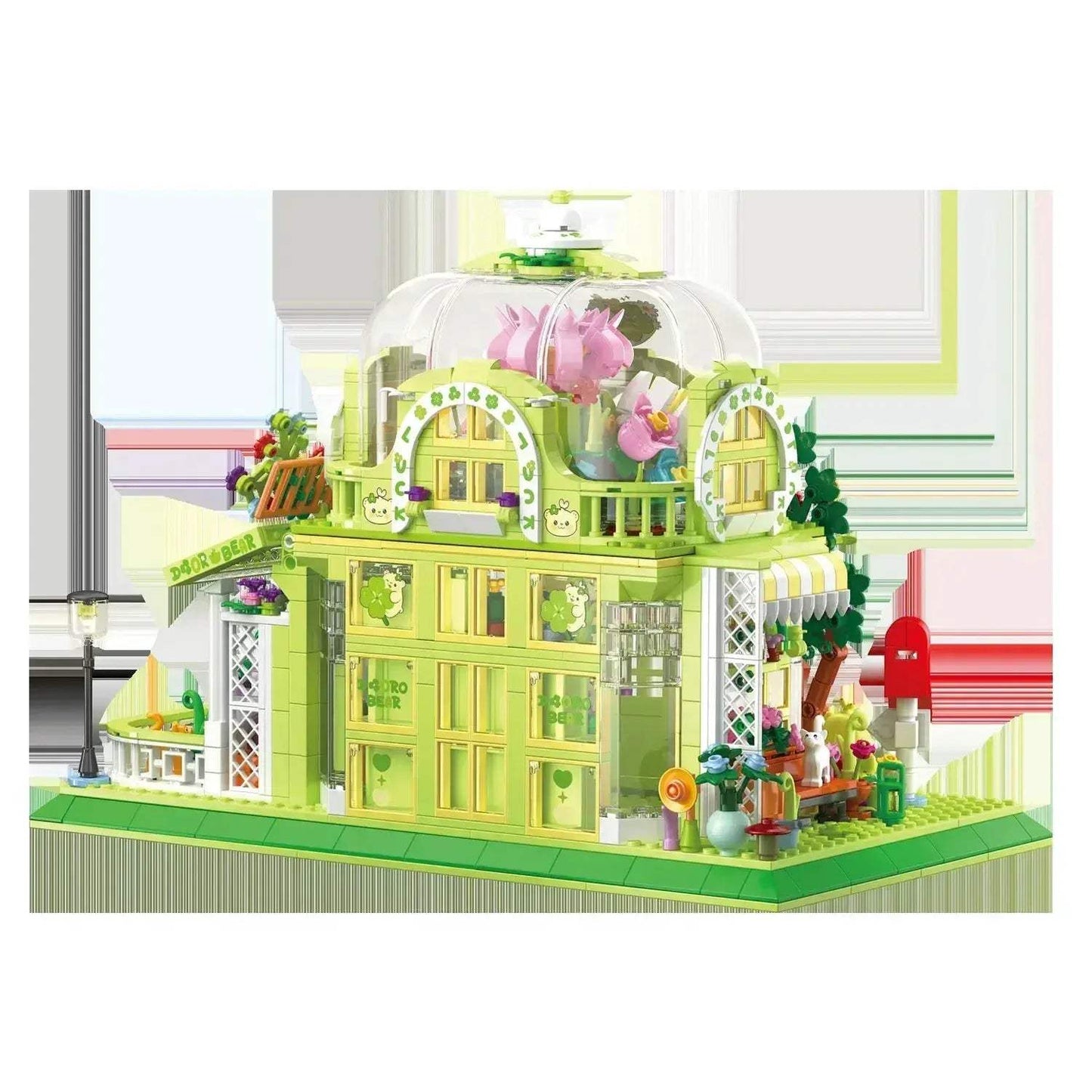 Lego Compatible Botanical Garden Building Blocks Set Cute Bear - ToylandEU