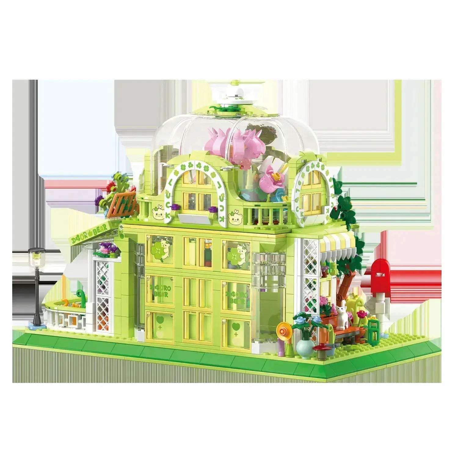 Lego Compatible Botanical Garden Building Blocks Set Cute Bear - ToylandEU