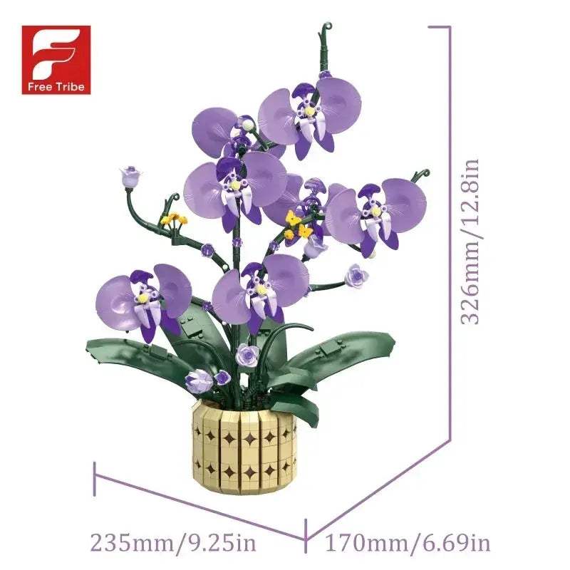 Lego Compatible Building Block Flower Bouquet For Stress Relief Decor - ToylandEU