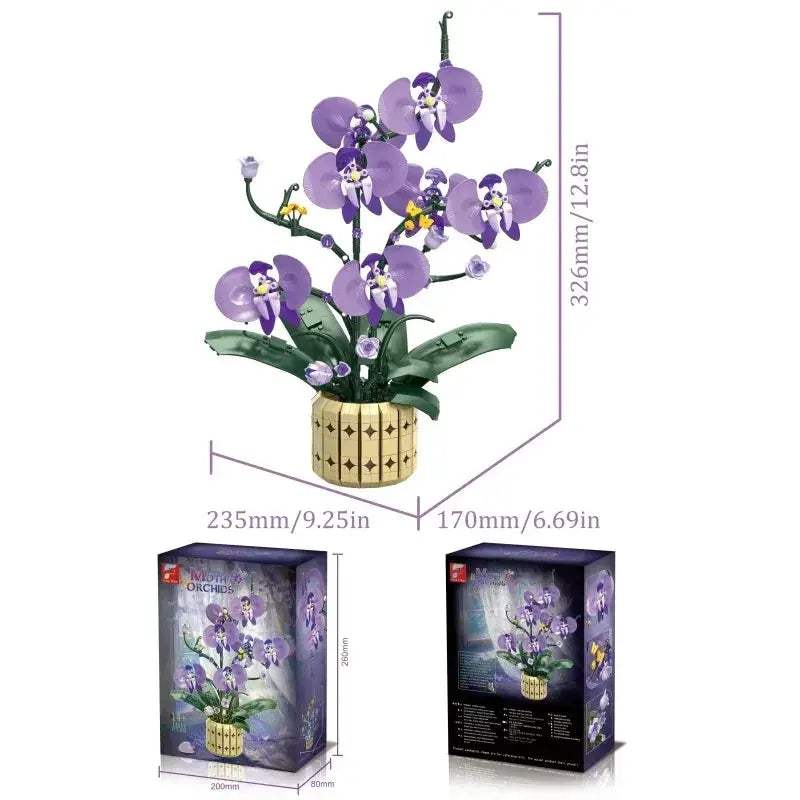 Lego Compatible Building Block Flower Bouquet For Stress Relief Decor - ToylandEU