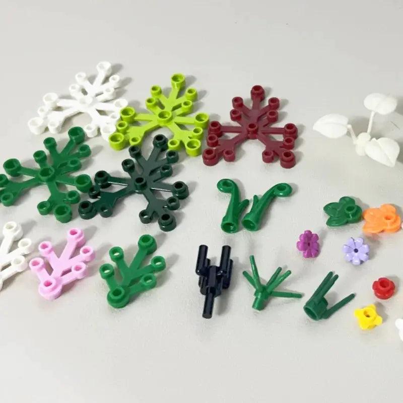  Lego Compatible Building Block Toy For Kids Tree Leaves -  ToylandEU™