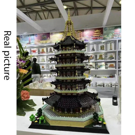  Lego Compatible Building Block Toys Leifeng Pagoda Kit -  ToylandEU™
