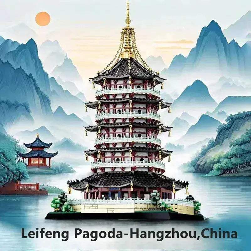 Lego Compatible Building Block Toys Leifeng Pagoda Model - ToylandEU