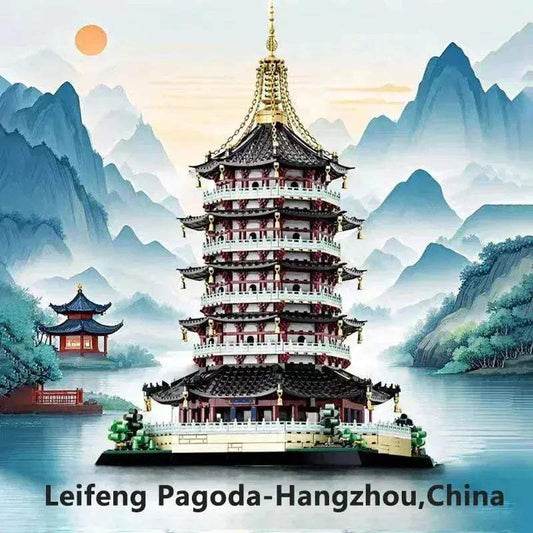 Lego Compatible Building Block Toys Leifeng Pagoda Model - ToylandEU