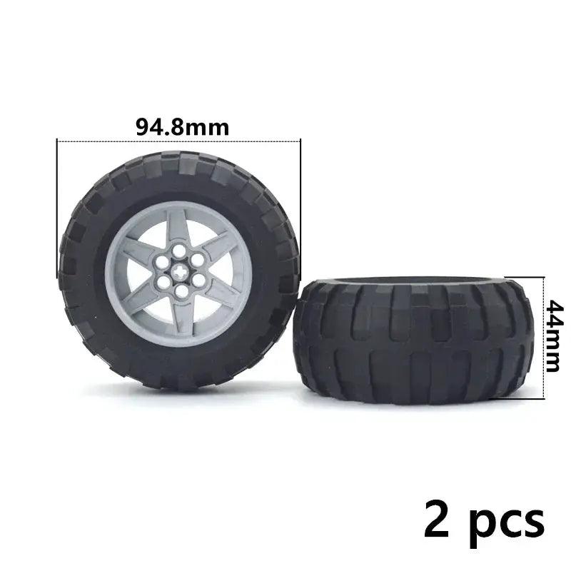  Lego Compatible Building Block Wheels For Cars Unisex -  ToylandEU™