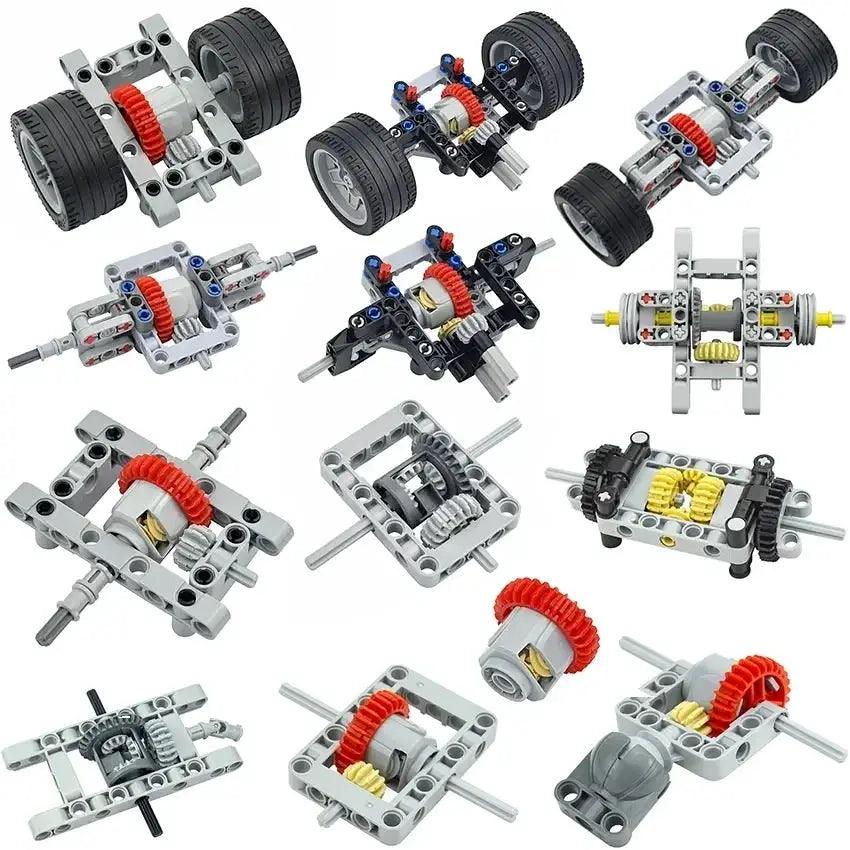  Lego Compatible Building Block Wheels For Cars Unisex -  ToylandEU™