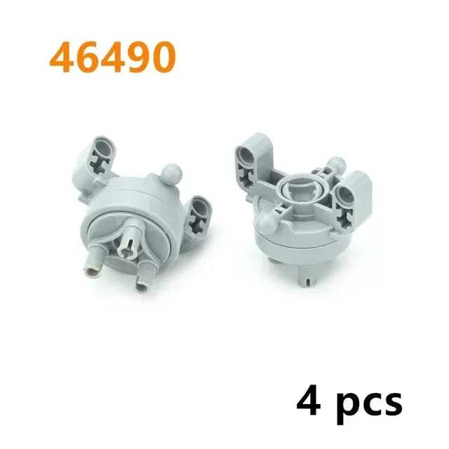 MOC Technical Tire Wheel Cross Hole Set Motorcycle Car Truck Wheels 44309 92402 32019 54120 11957 Construction Building Block - ToylandEU